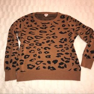 Cute cheetah sweater